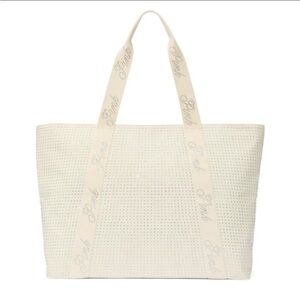 NWT PINK Victoria's Secret Ivory Tote